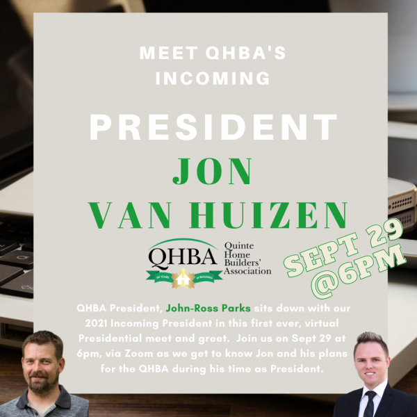  Meet Incoming President, Jon VanHuizen