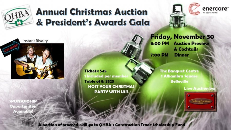 Annual Christmas Auction & President's Awards Gala